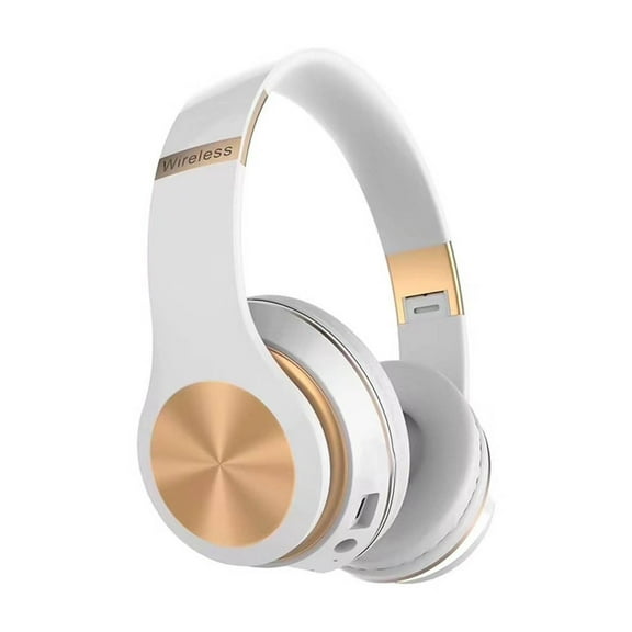 Wireless Bluetooth 5.3 Over-Ear Headphones Active Noise Cancellation Built-in Microphone Foldable Design Adjustable Metal Headb 10-Hour Battery Lifefor Gaming Music Home Office Use