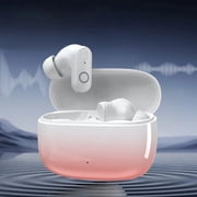 Wireless Bluetooth 5.4 Earbuds with ANC - Spatial Audio Digital Display, Long Battery Premium Sound for Daily Use Workout, Pink, 2.36"x1.77"