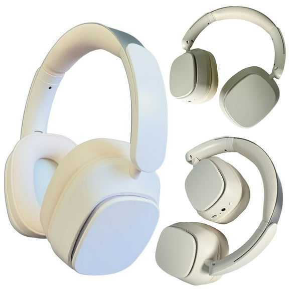 Wireless Bluetooth 5.4 Over-Ear Headphones, Active Noise Canceling ANC, 400mAH Battery, Foldable, Built-in Mic, Soft Earpads, Adjustable for Gym, Work, Travel, iOS/Android