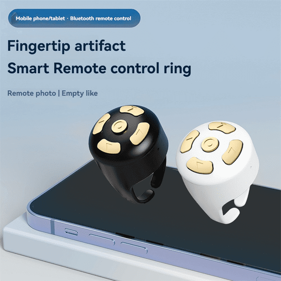 Wireless Bluetooth Air Mouse Mobile Selfie Lazy Instant Remote Control for Pad Phone Scroller Remote B