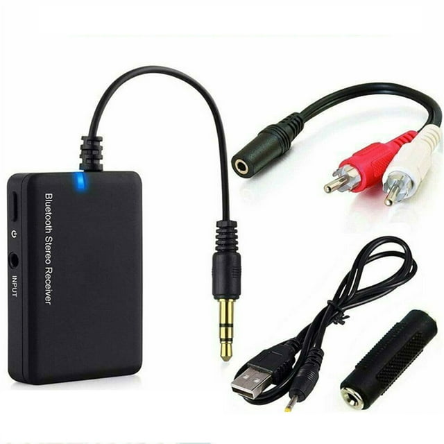 BTR006 Wireless Bluetooth Audio Receiver Stereo Music RCA AUX TV Converter for Speaker