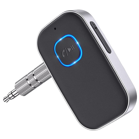 Wireless Bluetooth Car Receiver for Music Streaming, Auxiliary Audio Adapter with 3.5mm, Portable Audio Accessory