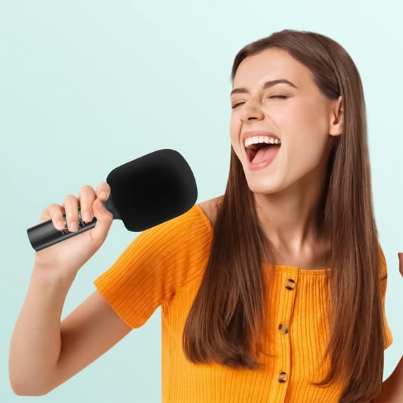 Wireless Bluetooth Condenser Microphone for Live Streaming and Karaoke with Noise Reduction High Definition Speaker Multi Tone Adjustments Perfect for Singers and Performers