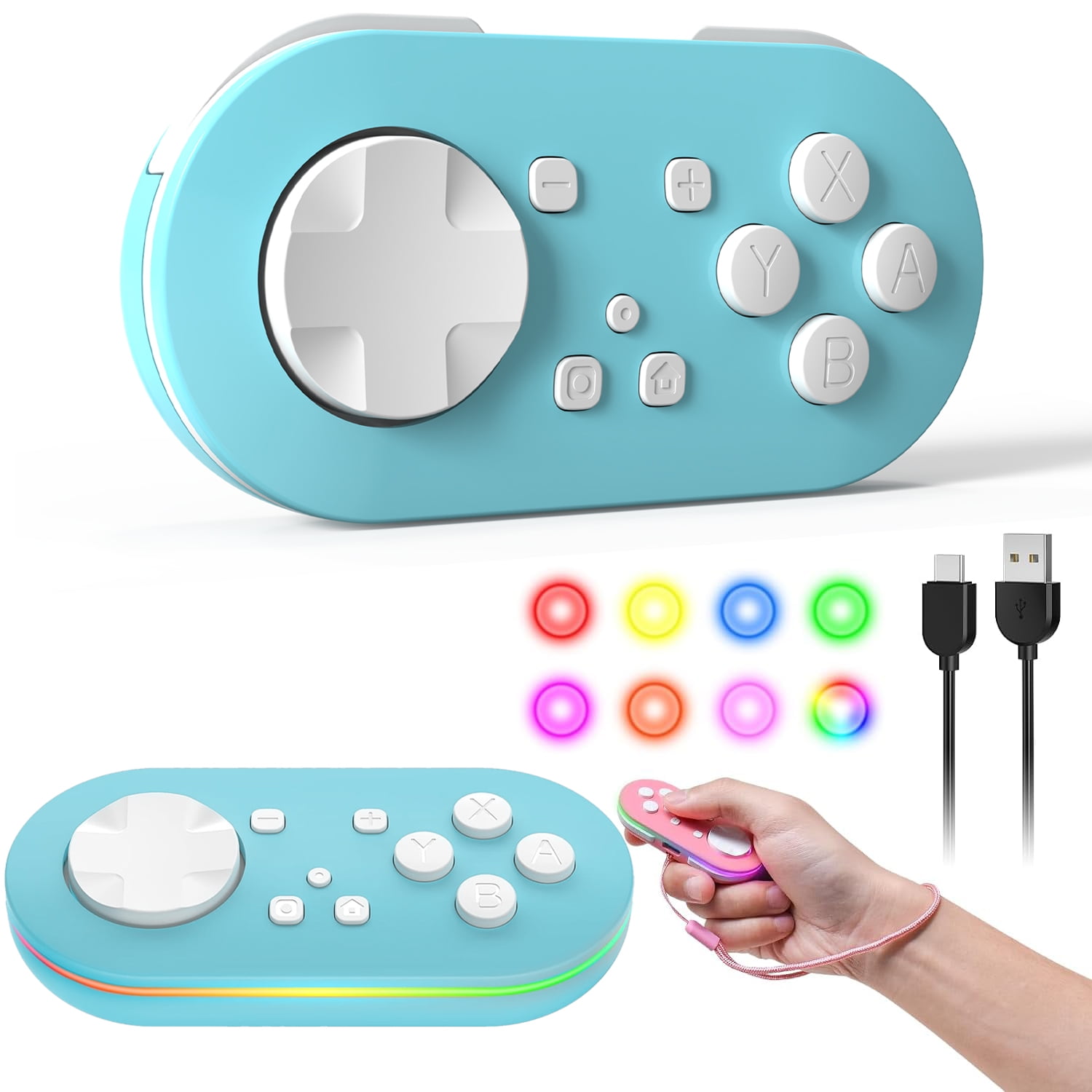 Wireless Bluetooth Controller for Anki Remote Mac, Gamepad Sized Mini