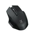 thumbnail image 1 of Wireless Bluetooth Dual Mode Mouse - 1600 DPI Adjustable Silent Click Gaming & Office Mouse with Type-C Fast Charging, Ergonomic 4.69in (Black)​, 1 of 6
