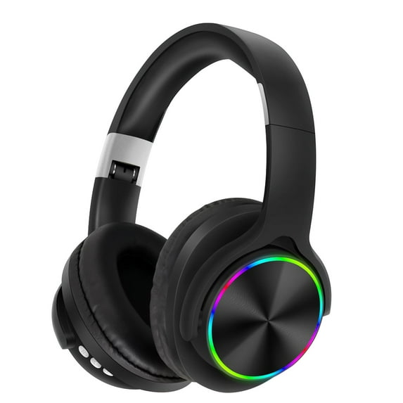 Wireless Bluetooth Over Ear Headphones, Subwoofer Stereo Headset, Wired Wireless 2 Modes Earbuds, IPX4 Waterproof Wireless Earphones, Foldable Headphones for Phone PC Game