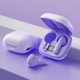 thumbnail image 1 of Wireless Bluetooth Earbuds, Digital Display Earphones, Button Control, IPX4 Waterproof, Bluetooth 5.2, 4H Playtime, Noise Cancelling Mic, Stereo Sound, for Sports Running Gym, Compact Design, 1 of 4