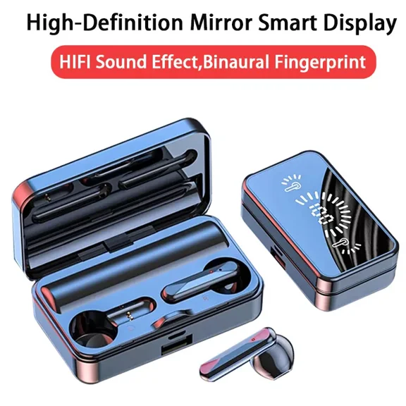 Wireless Bluetooth Earbuds Earphones Headphones with MIC Bass for Android iPhone