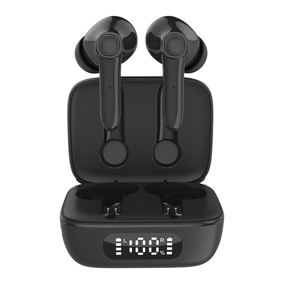 Wireless Bluetooth Earbuds Headset with Power Digit Display Stereo In-ear HIFI Playback Clearance Under 5$!