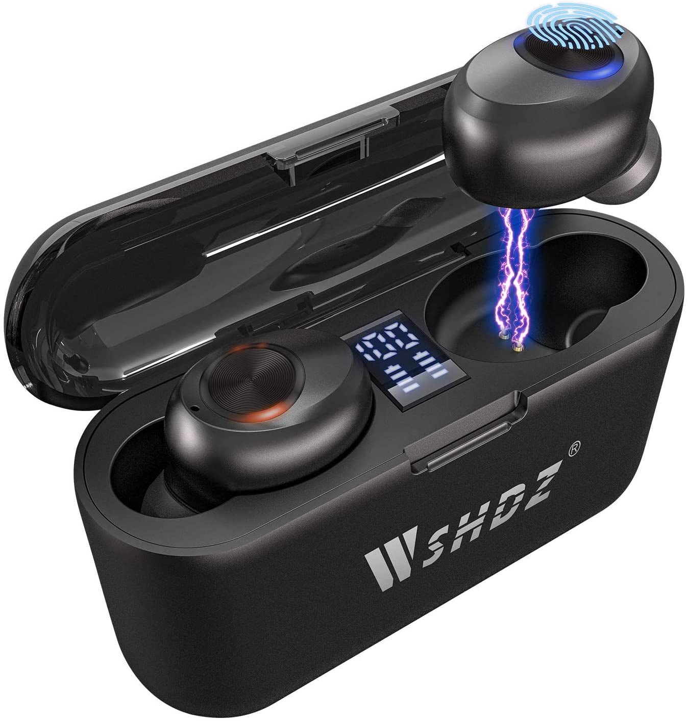 ZTE Buds Wireless Earbuds, TWS, Bluetooth 5.0, 23 Hours Battery, HD  Microphone, Touch Control, ENC Noise, IPX4 Water Resistance, USB-C  Charging, White : : Electronics