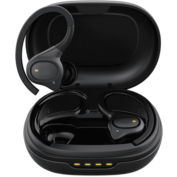 Wireless Bluetooth Earbuds for Small Ears Canal, Running Headphones with Microphone, IPX7 Waterproof, Noise Isolation Wireless Earphones for Sport and Working Out