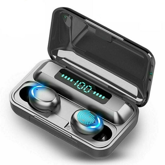 Wireless Bluetooth Earbuds With Portable Charger Bank