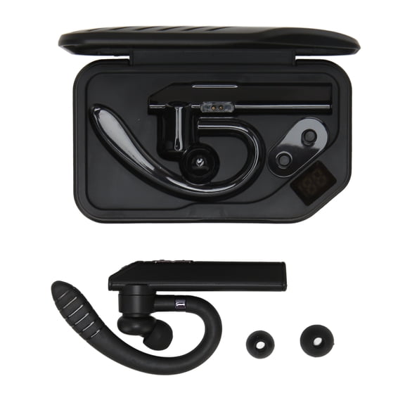 Wireless Bluetooth Earpiece Dual Microphone ENC Noise Reduction IPX7 Waterproof Hands Free Earphones for Business for Qualcomm 3020 (BT5.0)