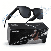 AI Smart Bluetooth Glasses with Open-Ear Speaker, Voice Control & HD Mic only