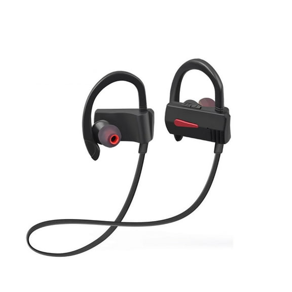 Wireless Bluetooth Headphones 4.1,Mignova Ear Hanging Lightweight with Mic Waterproof Sweatproof HD Stereo Sports Earphones Noice Cancelling Headset for iPhone, iPad, Android Phones, Tablets(Red)