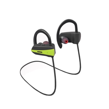 Wireless Bluetooth Headphones 4.1,Mignova Ear Hanging Lightweight with Mic Waterproof Sweatproof HD Stereo Sports Earphones Noice Cancelling Headset for iPhone, iPad, Android Phones, Tablets(Green)