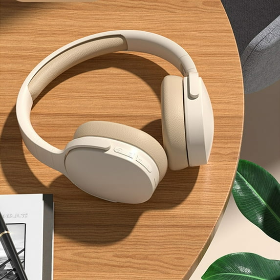 Wireless Bluetooth Headphones 5.1 Bluetooth Headphones Noise Cancelling Head Mounted Wireless Over-Ear Headphones HiFi Stereo Headphones Wireless Foldable for Travel, Green