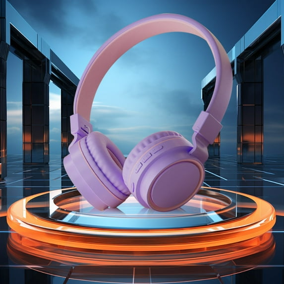 Wireless Bluetooth Headphones, 5.3 Noise Cancelling Headset, 16H Battery Life, HD Spatial Sound, Multi-Playback Modes, Foldable Comfort Fit, Universal Compatibility