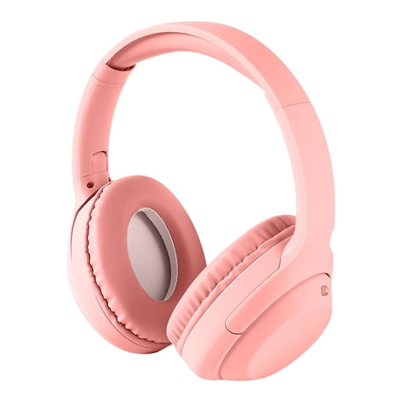 Wireless Bluetooth Headphones, 70 Hours Playtime, Foldable Over-Ear Headphones with 40mm Drivers, Memory Foam Earpads, Multipoint Bluetooth 6.0 for Travel, Home, Office,Pink