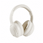 Headphones, AUOSHI Active Noise Cancelling Headphones, 55H Playtime, Wireless/Wired Bluetooth5.3 Over-Ear Headphones with Mic, Blocks Engine Noise, White