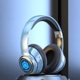 thumbnail image 1 of Wireless Bluetooth Headphones Bluetooth 5.2 Esports Headset With Low Latency Comfortable Over-ear Bluetooth Wireless Headphones, Headphones With Microphone Blue, 1 of 8