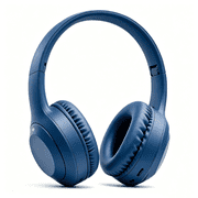 Wireless Bluetooth Headphones with Microphone, Hi-Fi Stereo Wireless Foldable Headset, Comfort Fit Over Ear Headphones and Wired Mode ffor Computer Laptop Travel Home Office PC Blue