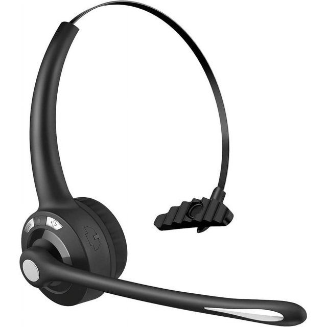Wireless Bluetooth Headphones, Pro Trucker Headset, Over Head Earpiece