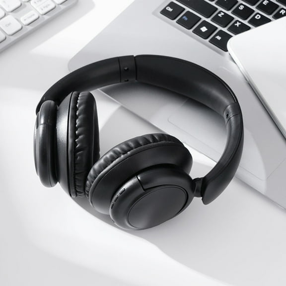 Wireless Bluetooth Headphones, Usavan High-Resolution Audio Foldable Over-Ear Headphones, 27-Hour Playtime Comfort Fit Wireless Earphones for Smartphones Tablet