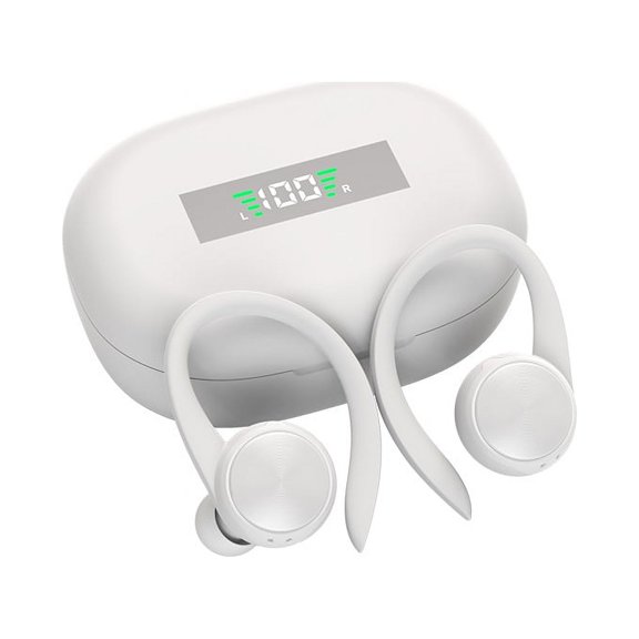 Wireless Bluetooth Headset Binaural Heavy Bass Hanging Ear Type