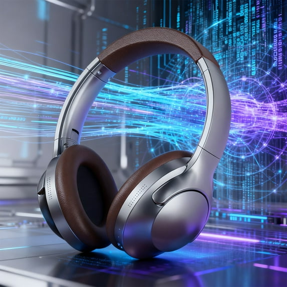 Wireless Bluetooth Headset - Foldable 8D Surround Sound Over Ear Headphones with Bluetooth 5.3, Wired Wireless Dual Mode, Long Battery Life, HD Audio for Gaming Movies Music Home Office Use