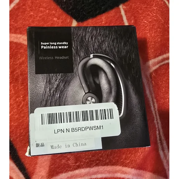 Wireless Bluetooth Headset Hifi Stereo Sports Hd Headphone W/Mic Noise Reduction