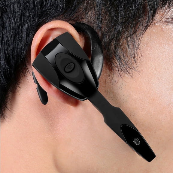 Wireless Bluetooth Headset for PS3 Gaming, Ear Hook Headphone with USB Charging, Hands Free Headset for Mobile Phone
