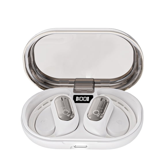 Wireless Bluetooth Headset with Hands Free Calling, Deep Bass Stereo Sound, Ergonomic Fit Earphones for Office Gym and Outdoor