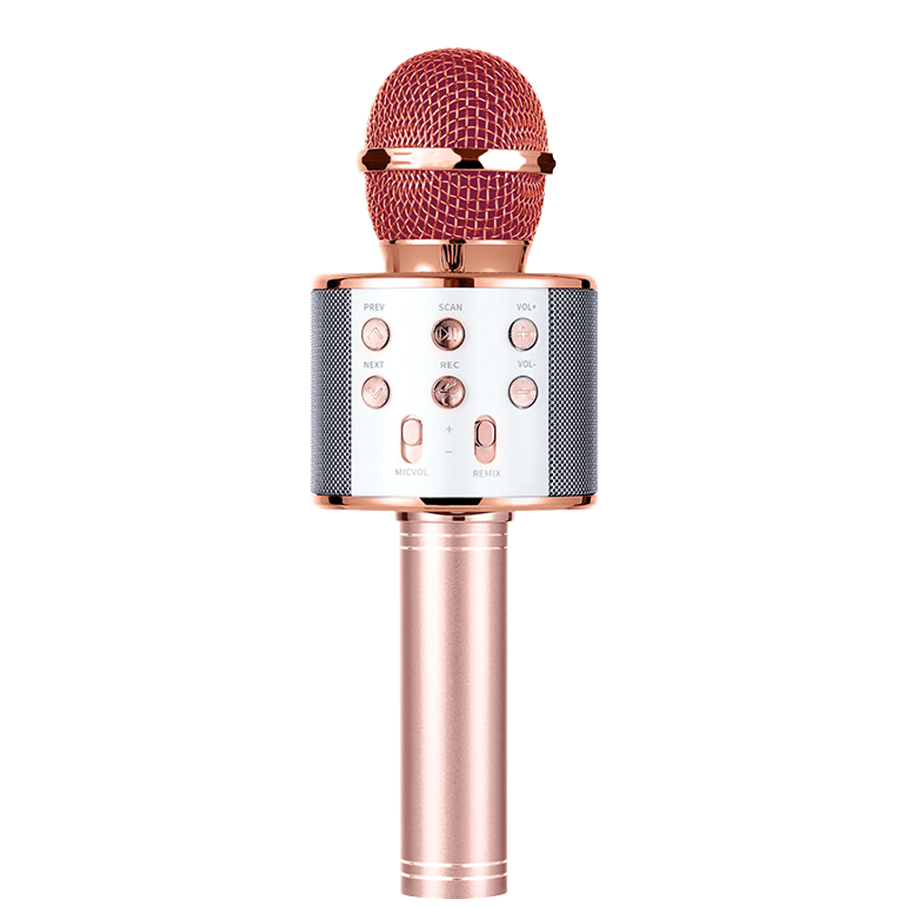 Wireless Bluetooth Karaoke Microphone for Kids, 5in1 Portable Handheld Karaoke Mic Speaker