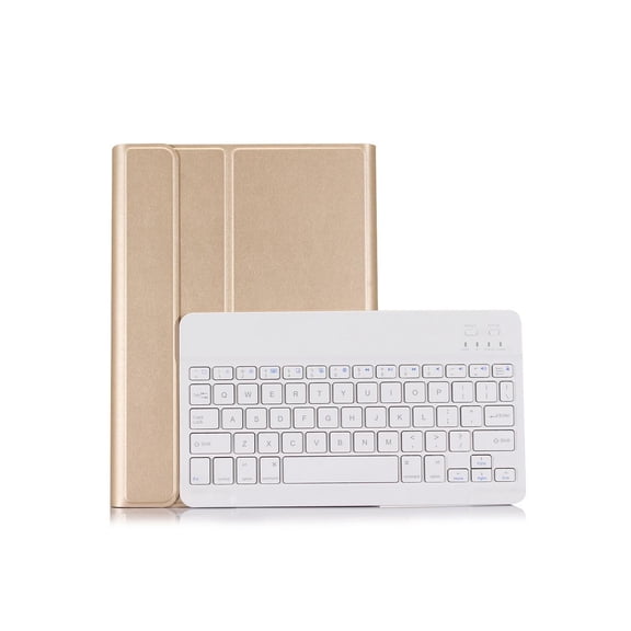 Wireless Bluetooth Keyboard Case for Samsung Galaxy Tab S6 10.5 Inch SM-T860 Wi-Fi / SM-T865 LTE 2019 Premium PU Leather Stand Cover with Removable Wireless Keyboard