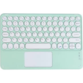 Wireless Bluetooth Keyboard with Touchpad for ipad, Portable Mini Small Universal Rechargeable 10 inch Ultra-Slim Wireless Keyboard for Tablet Smartphone PC Computer Laptop Windows Android iOS