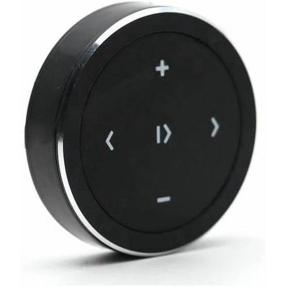 Wireless Bluetooth Media Button Remote Selfie Control Car Motorcycle Steering Wheel Music for iPhone or Android with Mount