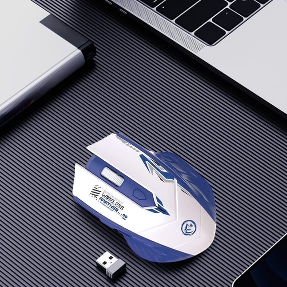 Wireless Bluetooth Mouse with 2.4G Dual Mode, 3600 DPI and Type-C Fast Charging – Silent 6-Button Ergonomic Mouse for Office, Laptop, Gaming and Multi-Device Use