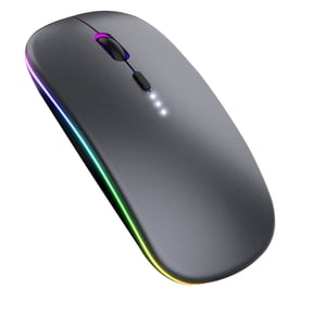 Wireless Bluetooth Mouse, Slim Silent Mouse 2.4G Portable Mobile Optical Office Mouse,for Notebook, PC, Laptop, Computer