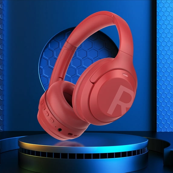 Wireless Bluetooth Noise Cancelling Headphones - Personalized Spatial Audio, USB-C Lossless Audio, Apple & Android Compatibility, Up to 40 Hours Battery Life(Red)