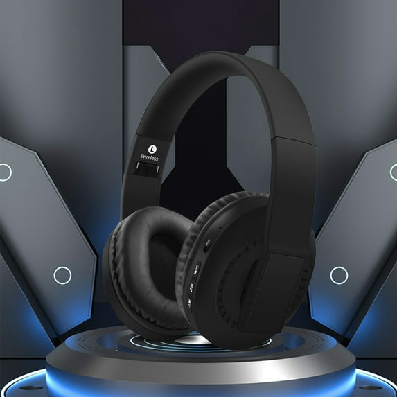 Wireless Bluetooth On-Ear Headphones, Apple & Android Compatible, Up to 50 Hours of Battery Life,Black