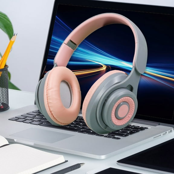 Wireless Bluetooth On-Ear Headphones, Apple & Android Compatible, Up to 50 Hours of Battery Life(Gray)