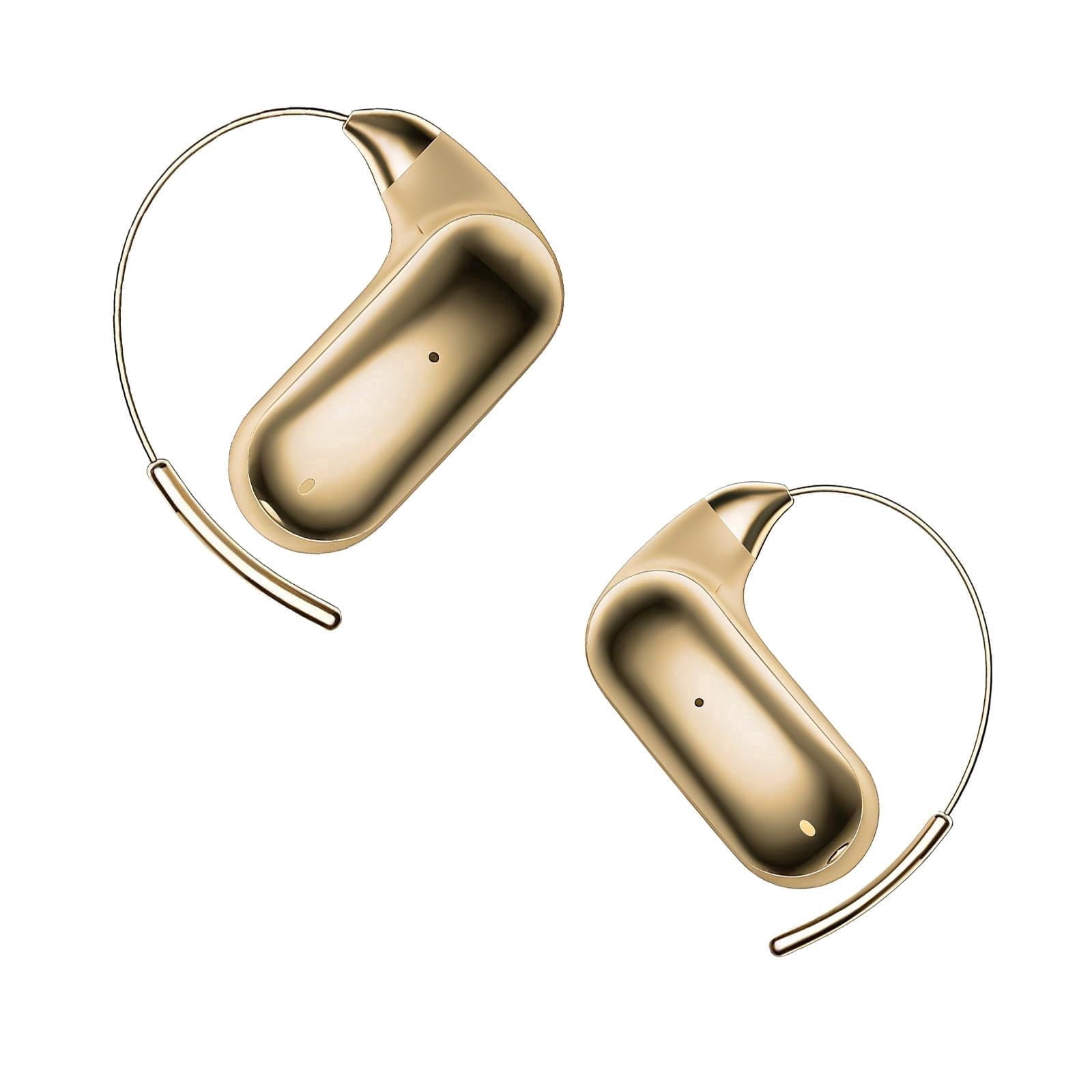 Wireless Bluetooth Open Ear Headphones Air Conduction Earbuds That Don't go in Your Ear with Over-Ear Hooks Running Headphones Over Open Ear Earbuds
