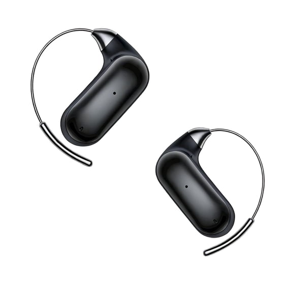 Wireless Bluetooth Open Ear Headphones Air Conduction Earbuds That Don't go in Your Ear with Over-Ear Hooks Running Headphones Over Open Ear Earbuds