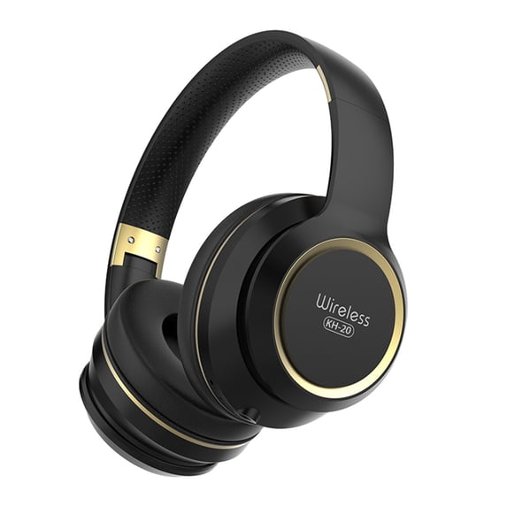 Wireless Bluetooth Over-Ear Headphones, Foldable Design with Built-in Mic for Calls, Work and Gaming