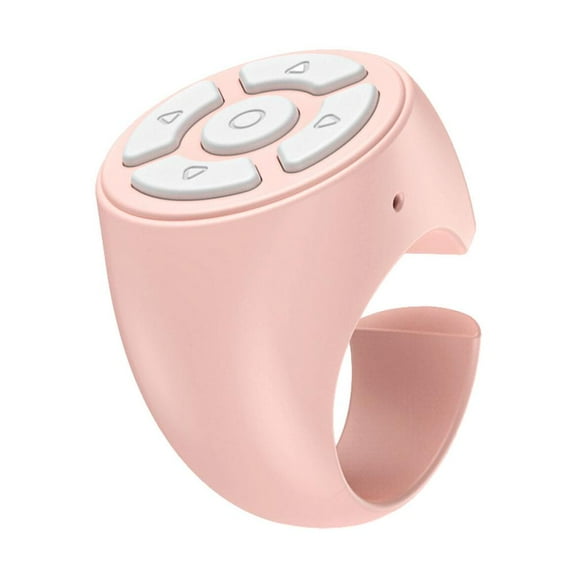 Wireless Bluetooth Remote Control Finger Scroller for Phones & Tablets - Page Turner, Selfie Clicker, Video Controller