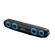 Wireless Bluetooth Speaker 6D Surround Stereo Voice Call FM AUX TF USB For Laptop PC Theater TV Sound Bar Loudspeaker Subwoofer ,Impactful Volume Boost