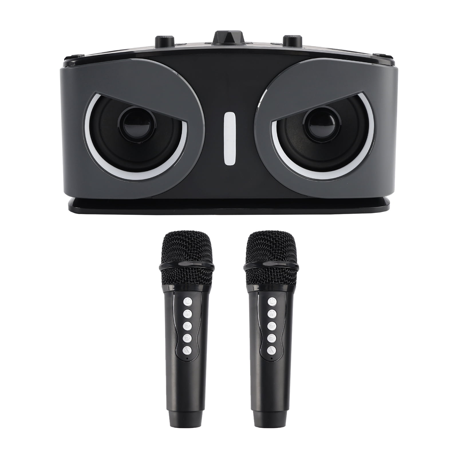 Wireless Bluetooth Speaker High Power Dual Microphone Karaoke All-in-One Audio