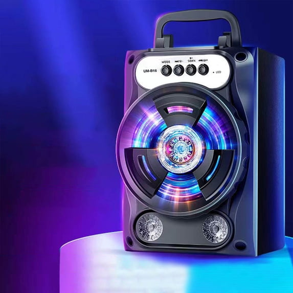 Wireless Bluetooth Speaker with Karaoke Mic,4-Inch Lightweight Subwoofer,10W Power,4 Playback Modes,10m Stable Connection,4-5H Playtime,Portable Outdoor/Home Use