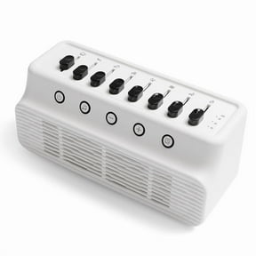 Wireless Bluetooth Speaker Noise Timed Natural Sound Music Box Improve Sleep Relax,1 x White Noise Machine,White